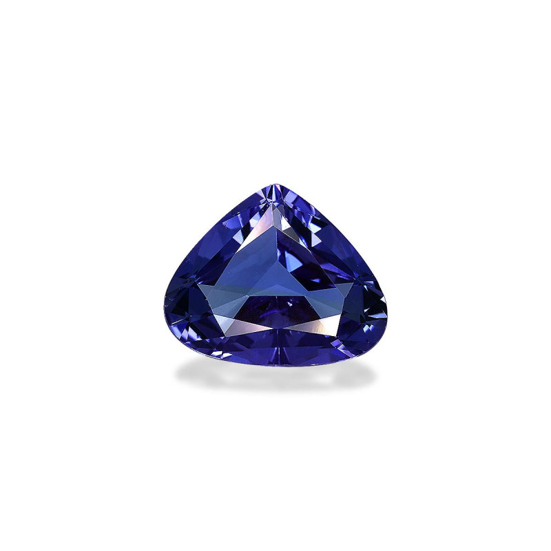 Pear-cut Tanzanite Violet Blue 5.19 carats