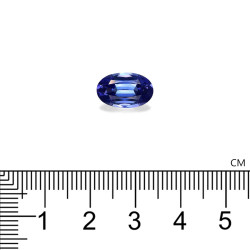 Ovale geslepen Tanzanite Violet Blauw 3,61 karaat