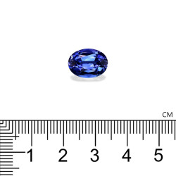 Ovale geslepen Tanzanite Violet Blauw 4.89 karaat