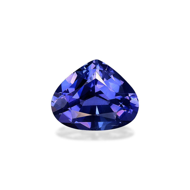 Pear-cut Tanzanite Violet Blue 4.15 carats