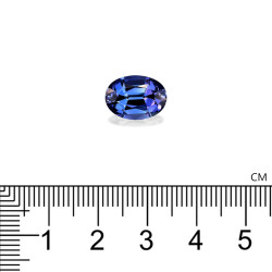 Ovale geslepen Tanzanite Violet Blauw 5.25 karaat