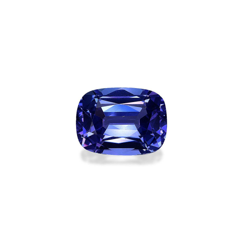 CUSHION-cut Tanzanite Violet Blue 3.38 carats