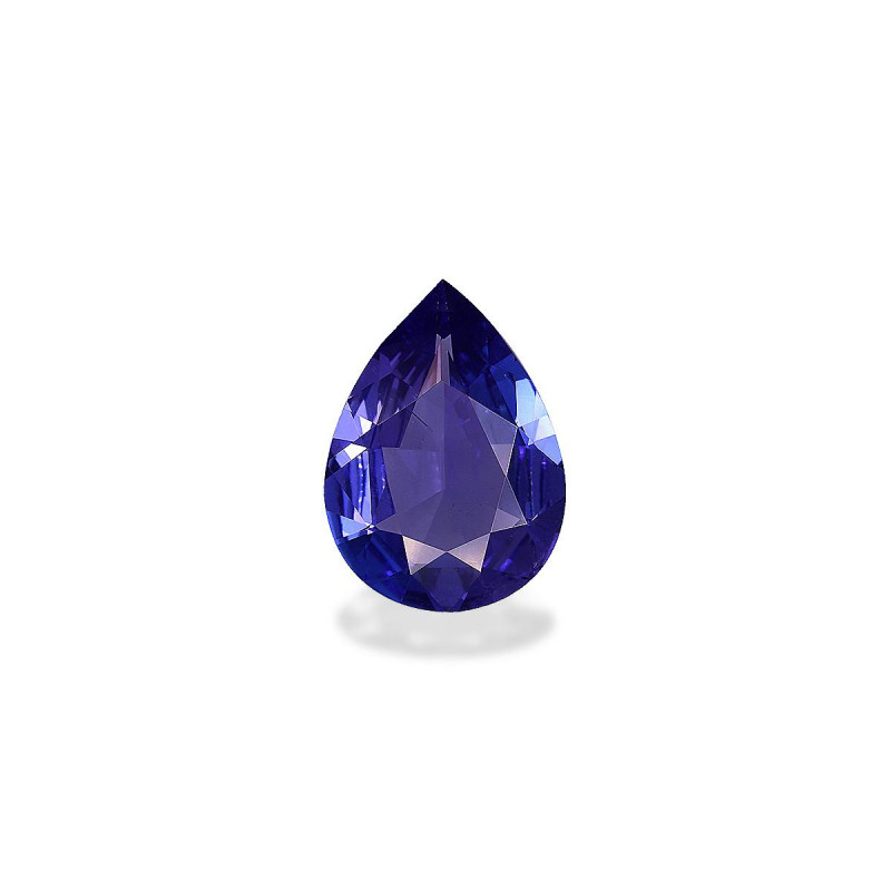 Pear-cut Tanzanite Violet Blue 3.83 carats