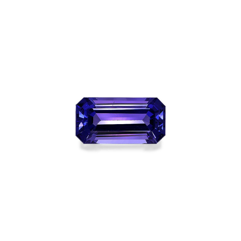 Tanzanita taille RECTANGULARE Violet Blue 3.63 carats
