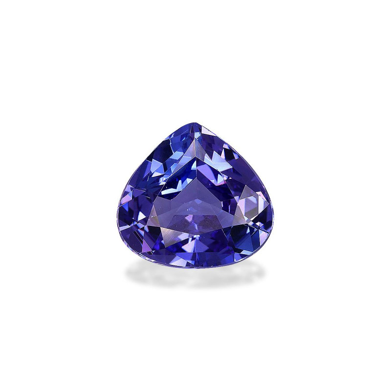 Pear-cut Tanzanite Violet Blue 2.84 carats