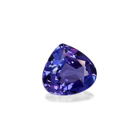 坦桑石 taille 梨子 紫罗兰蓝 2.84 carats