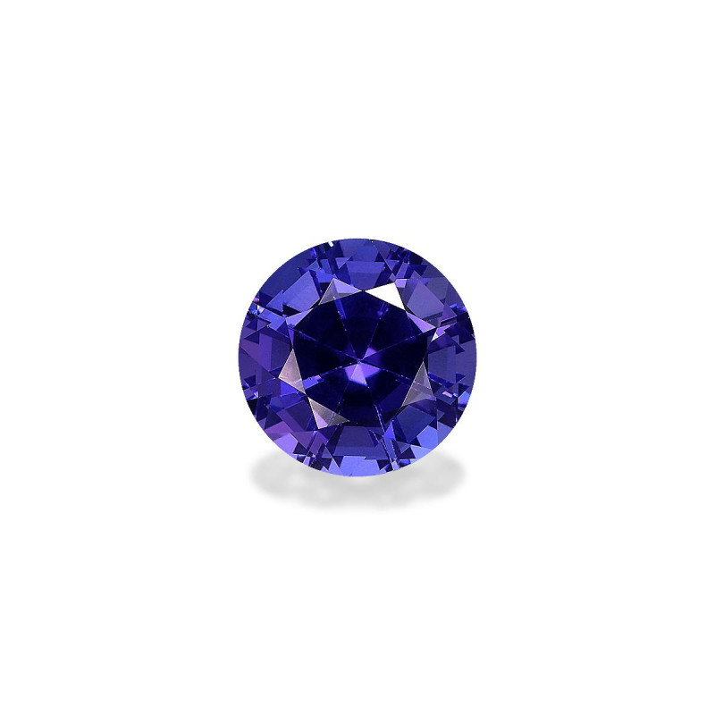 ROUND-cut Tanzanite Violet Blue 3.08 carats