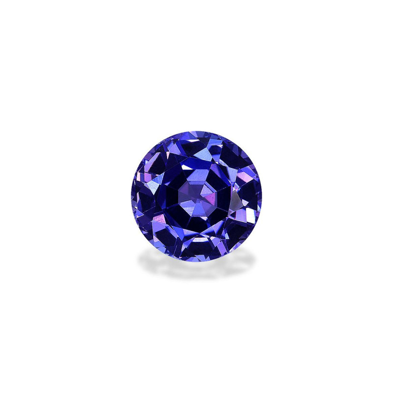 ROUND-cut Tanzanite Violet Blue 4.01 carats