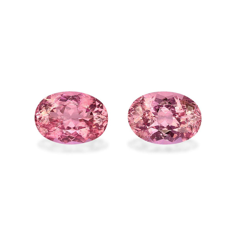 Rosa Turmalin lengte OVAL  6.76 karaten
