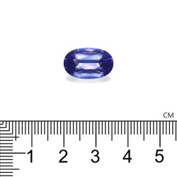 Ovale geslepen Tanzaniet Violet Blauw 6.47 karaat