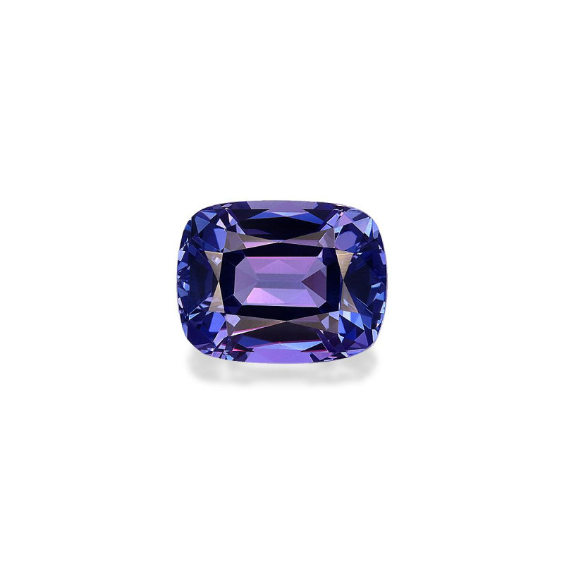 CUSHION-cut Tanzanite Violet Blue 3.85 carats