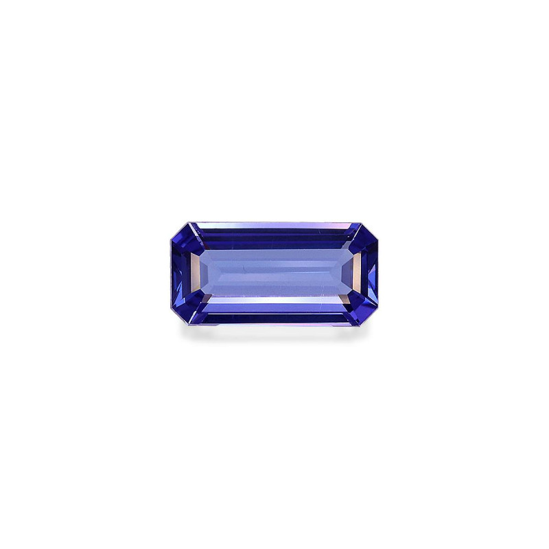 RECTANGULAR-cut Tanzanite Violet Blue 3.85 carats
