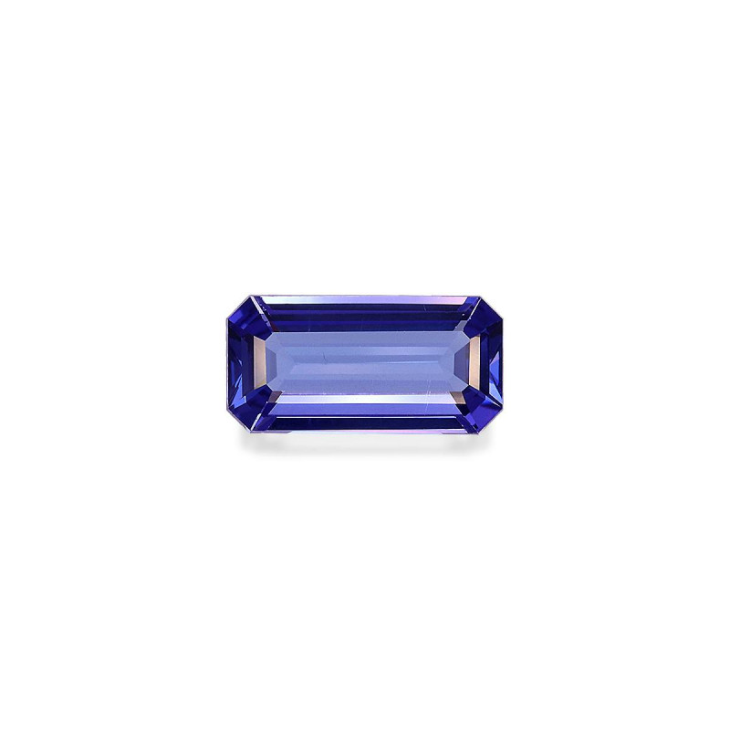 Tanzanita taille RECTANGULARE Violet Blue 3.85 carats
