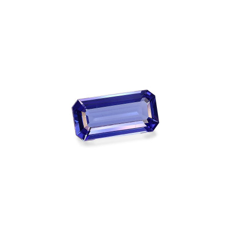 RECTANGULAR-cut Tanzanite Violet Blue 3.85 carats
