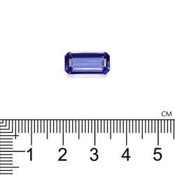 Rechthoekig geslepen Tanzaniet Violet Blauw 3,85 karaat