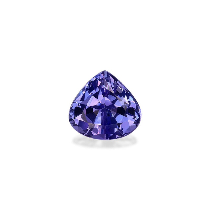 Pear-cut Tanzanite Violet Blue 2.45 carats