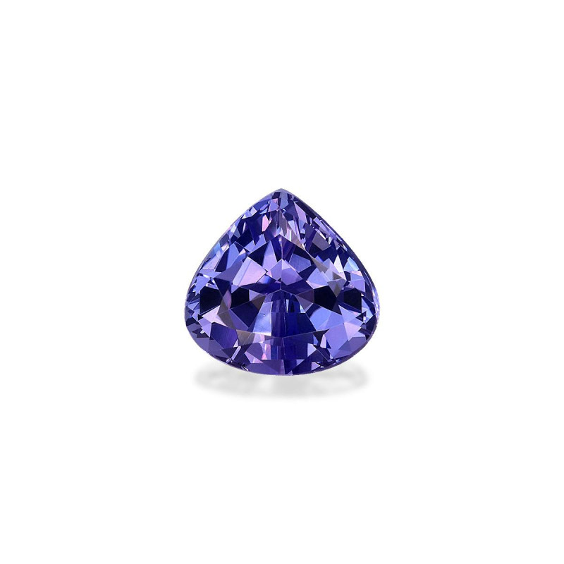 坦桑石 taille 梨子 紫罗兰蓝 2.45 carats
