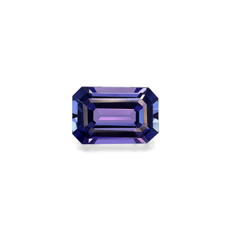 RECTANGULAR-cut Tanzanite Violet Blue 2.69 carats