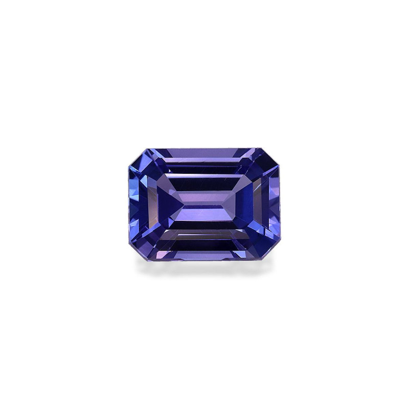 Tansanit lengte RECHTECKIG Violettblau 2.77 karaten