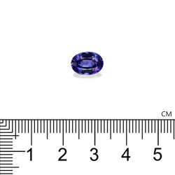 Ovale geslepen Tanzanite Violet Blauw 2,35 karaat