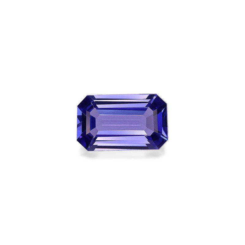 RECTANGULAR-cut Tanzanite Violet Blue 2.40 carats