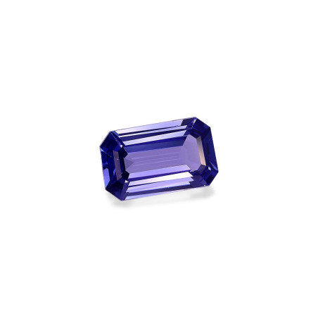 RECTANGULAR-cut Tanzanite Violet Blue 2.40 carats