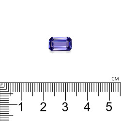 Rechthoekig geslepen Tanzaniet Violet Blauw 2,40 karaat