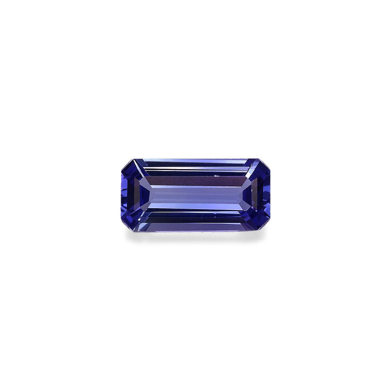 Tansanit lengte RECHTECKIG Violettblau 2.68 karaten