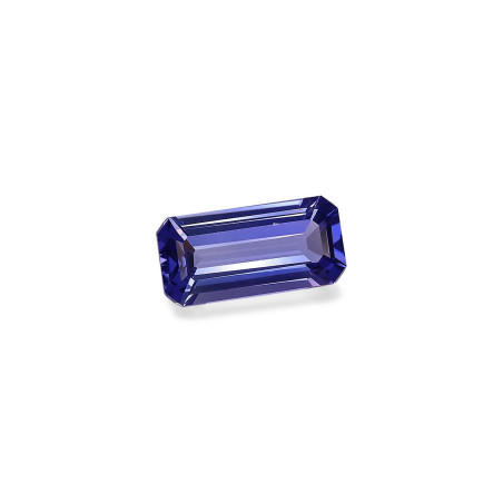 RECTANGULAR-cut Tanzanite Violet Blue 2.68 carats