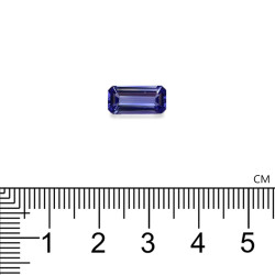 Rechthoekig geslepen Tanzaniet Violet Blauw 2,68 karaat