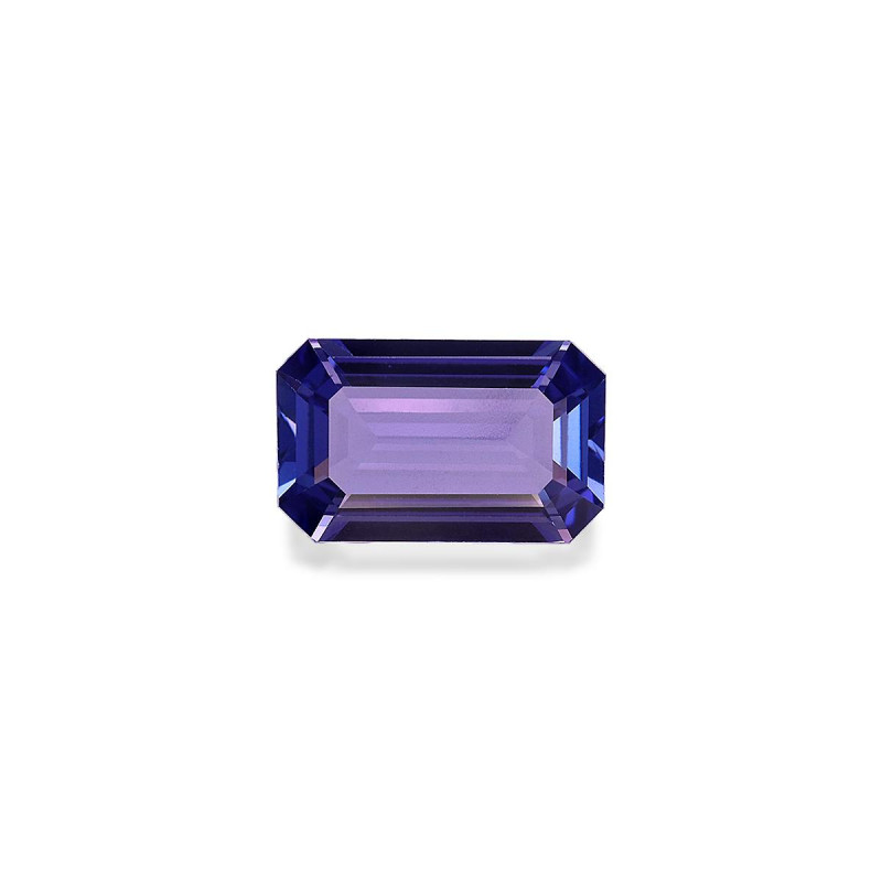 Tansanit lengte RECHTECKIG Violettblau 2.49 karaten