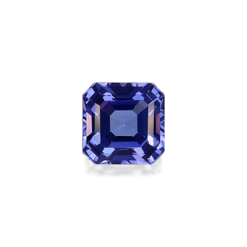 SQUARE-cut Tanzanite Violet Blue 2.93 carats