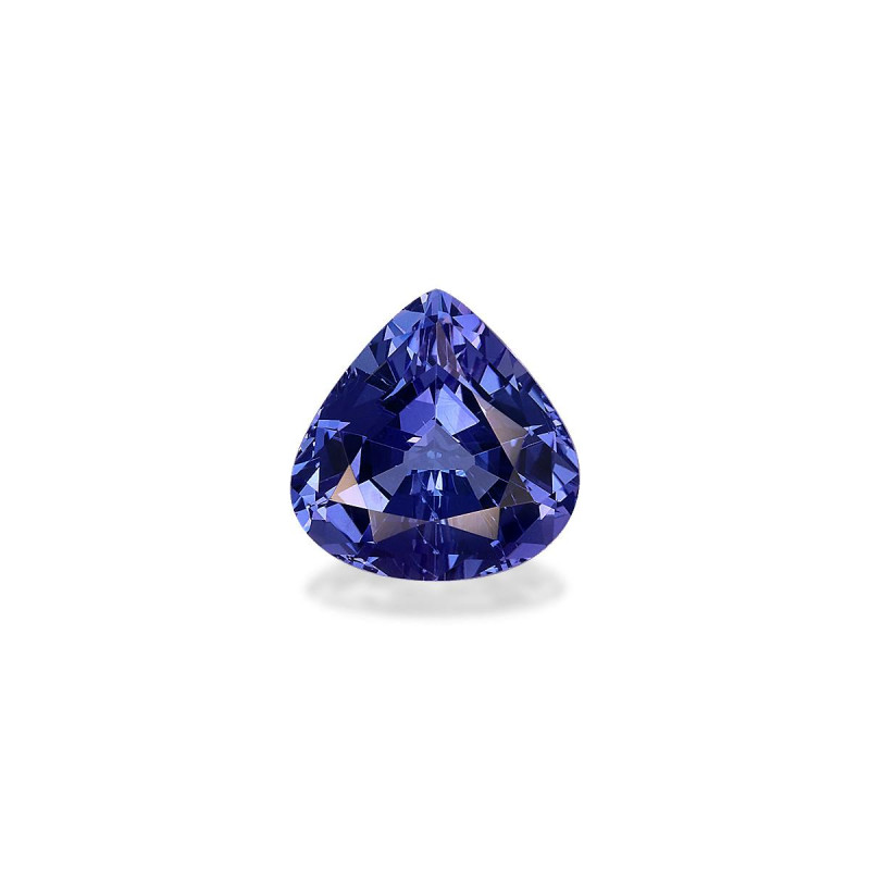 Pear-cut Tanzanite Violet Blue 2.98 carats