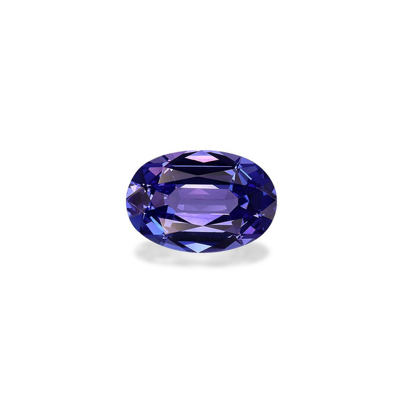 Tansanit lengte OVAL Violettblau 3.26 karaten