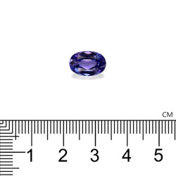 Ovale geslepen Tanzanite Violet Blauw 3,26 karaat