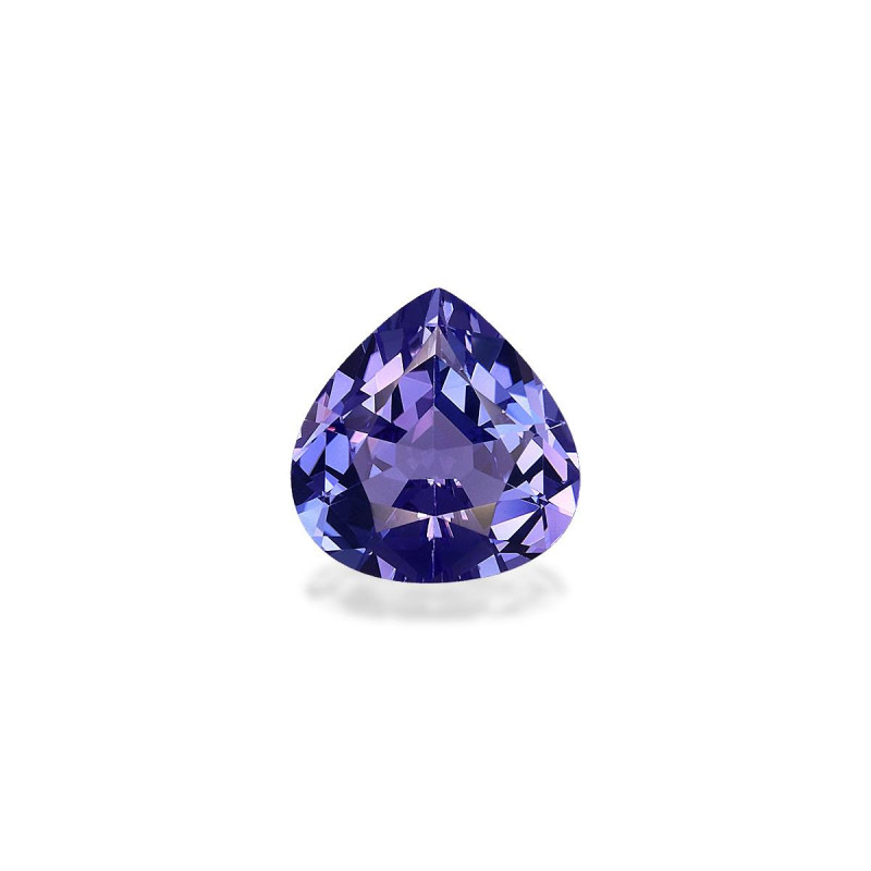Tansanit lengte Birne Violettblau 3.28 karaten