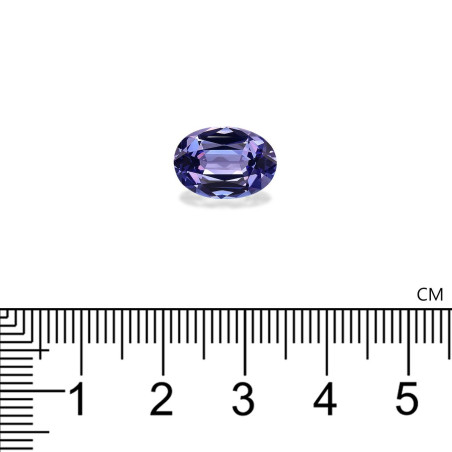OVAL-cut Tanzanite Violet Blue 4.44 carats