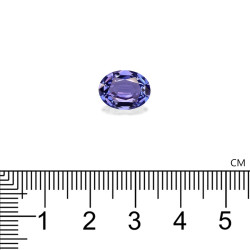 Ovale geslepen Tanzanite Violet Blauw 3,48 karaat