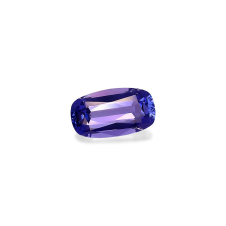 CUSHION-cut Tanzanite Violet Blue 3.09 carats
