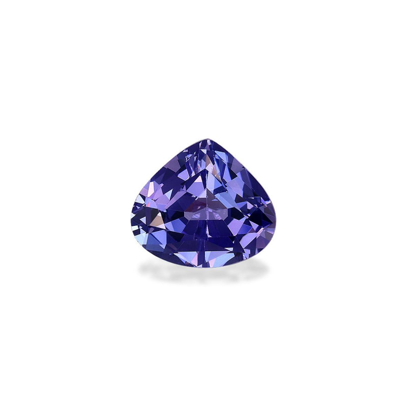 Pear-cut Tanzanite Violet Blue 3.30 carats