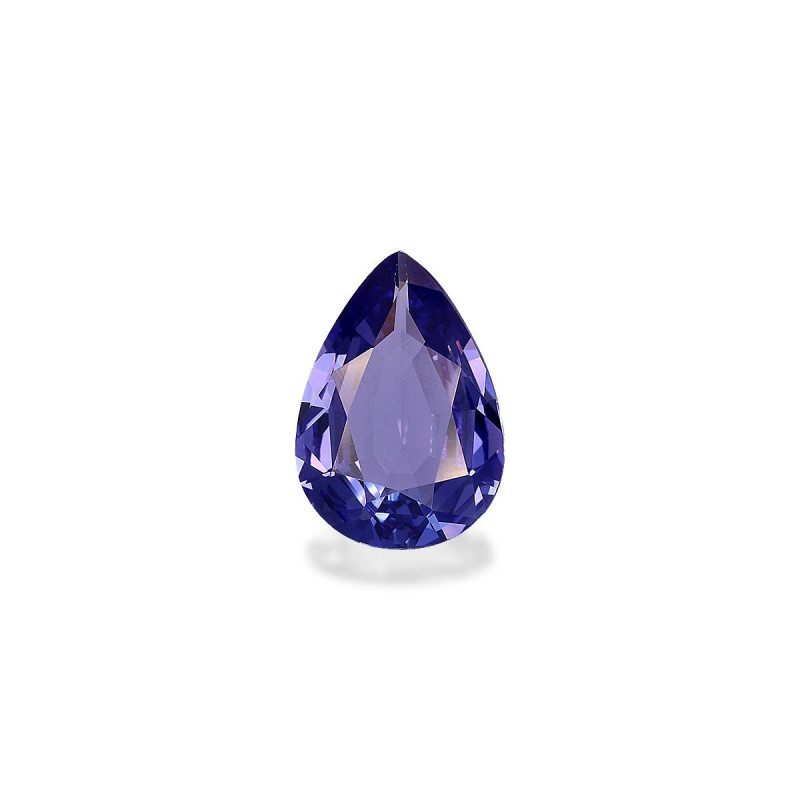 Pear-cut Tanzanite Violet Blue 2.92 carats