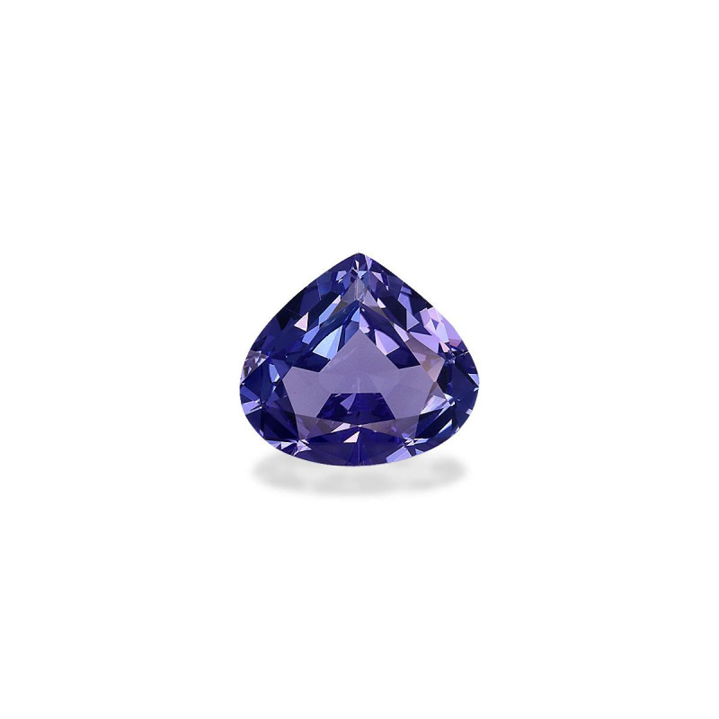 Tansanit lengte Birne Violettblau 3.25 karaten