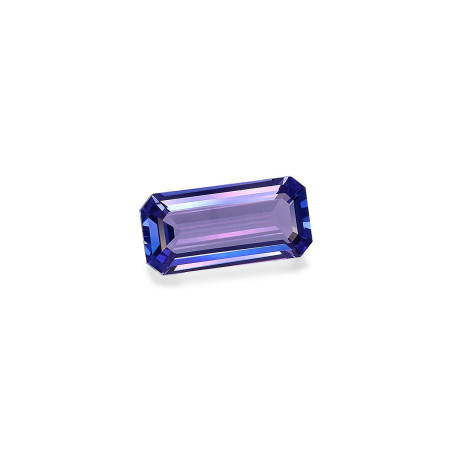 RECTANGULAR-cut Tanzanite Violet Blue 3.11 carats