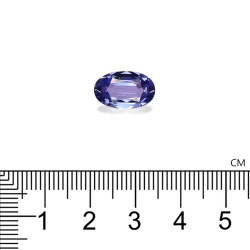 Ovale geslepen Tanzanite Violet Blauw 4.13 karaat