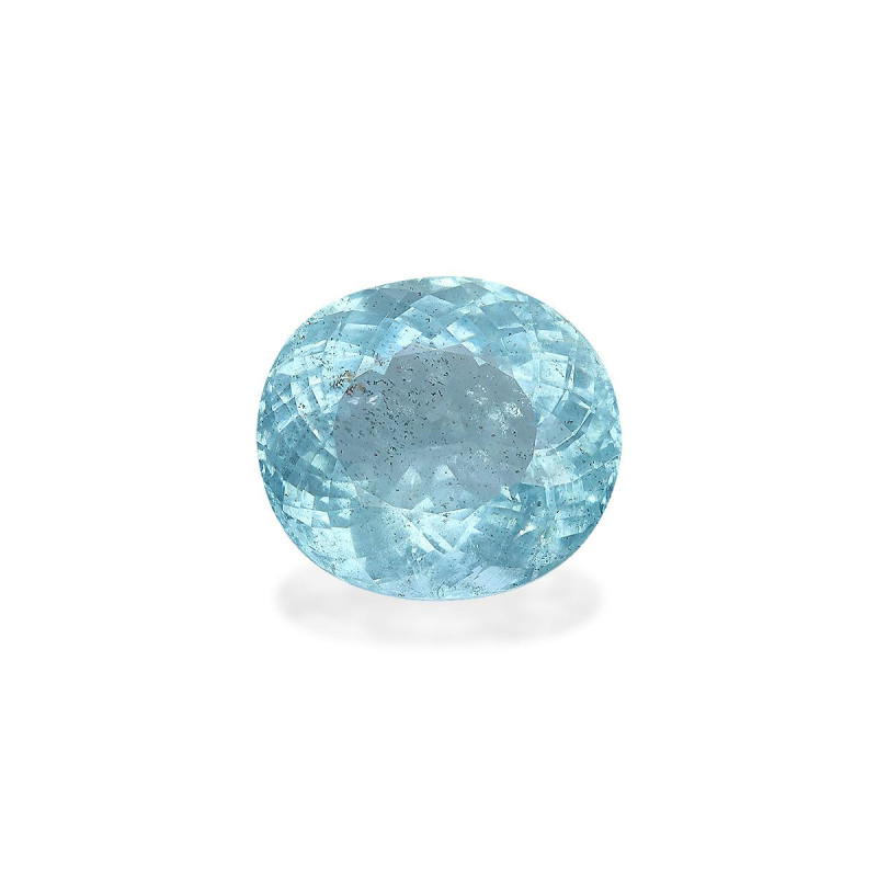 Aquamarin lengte OVAL Baby blau 50.55 karaten