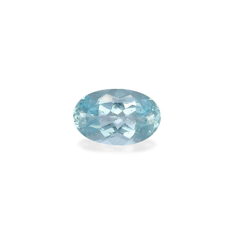 OVAL-cut Aquamarine Baby Blue 13.02 carats