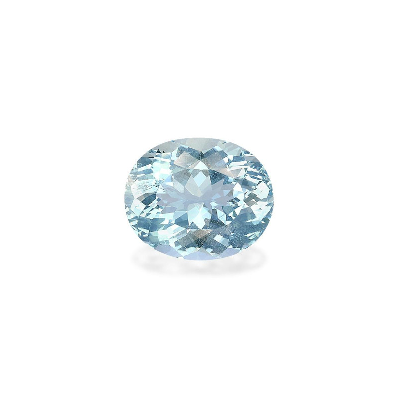 Aigue-Marine taille OVALE Baby Blue 5.74 carats
