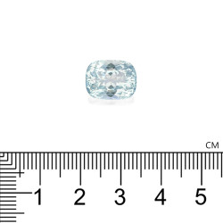 Kussen geslepen Baby Blauwe Aquamarijn van 6,63 karaat