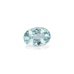 Ovaal geslepen Baby Blauwe Aquamarijn van 8.13 karaat