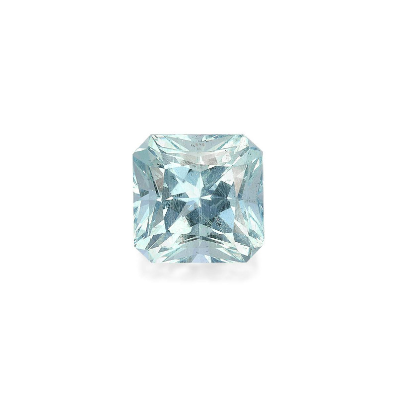 SQUARE-cut Aquamarine Baby Blue 7.60 carats